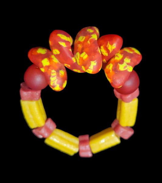 ⭐ Aacheyova Holiday Ladies Bracelet – Handcrafted Krobo Glass | Ghanaian Jewelry (7”–7.5”)